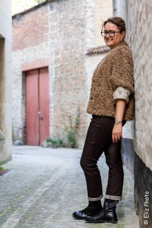 Relax colored denim espresso L31